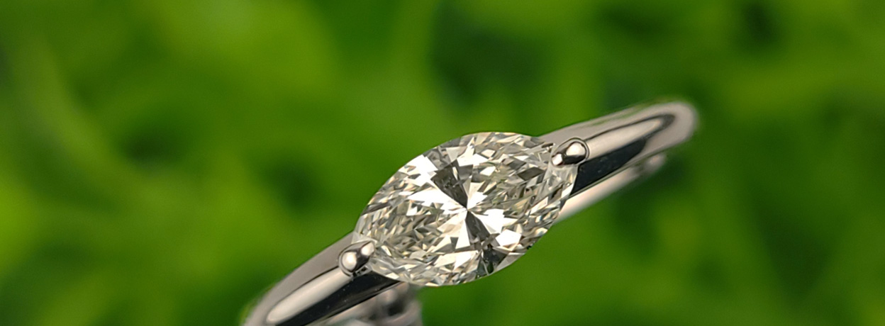 ダイヤモンド0.66ctプラチナリング(中央宝石研究所ダイアモンドソーティング付)