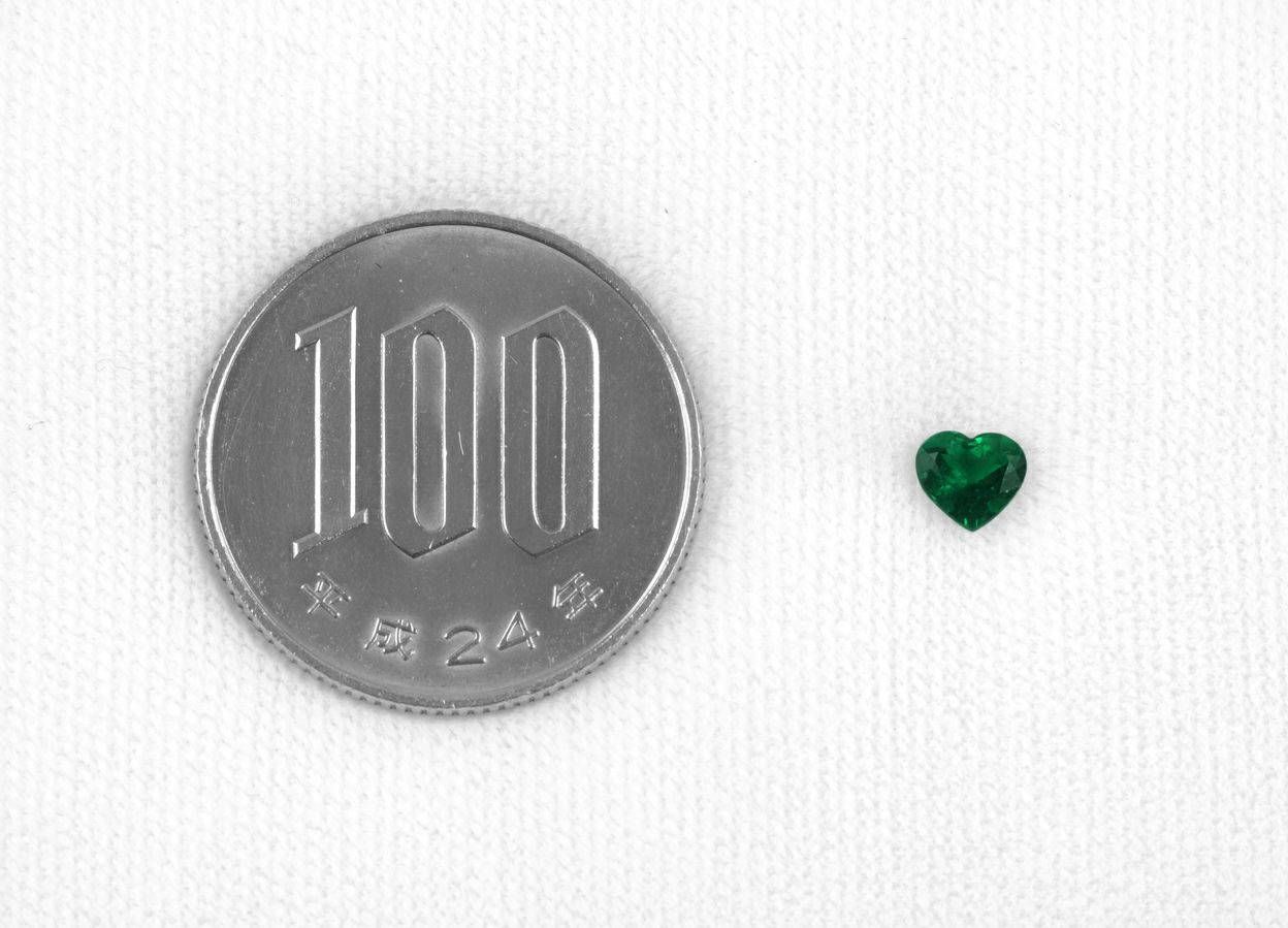 コロンビア産エメラルド0.37ct0.36ct(GIA宝石鑑別書付)【F1】