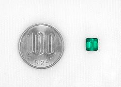 コロンビア産エメラルド1.28ct(中央宝石研究所宝石鑑別書付)