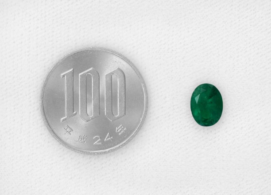 コロンビア産ムゾー鉱山エメラルド1.47ct(中央宝石研究所宝石鑑別書付)