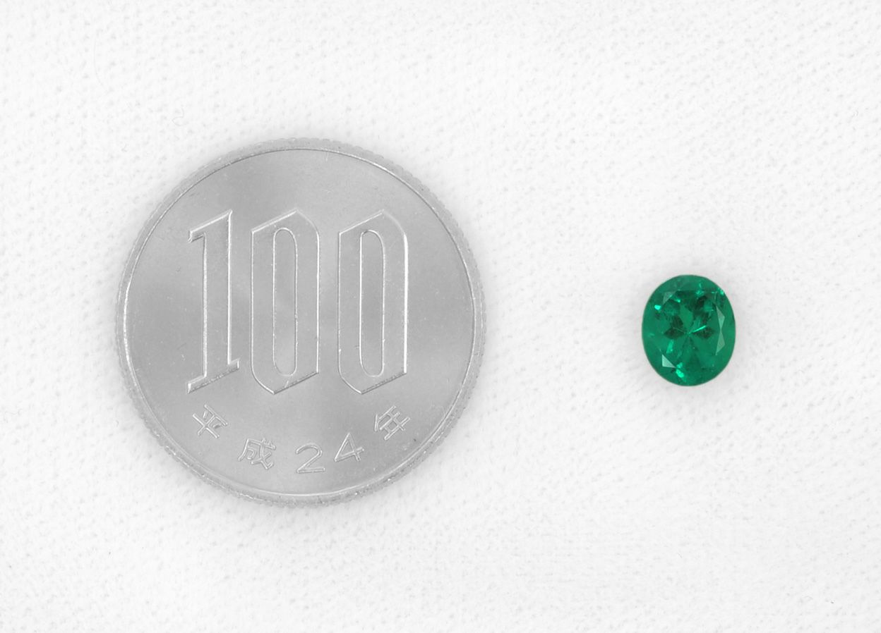 コロンビア産エメラルド0.91ct(GIA宝石鑑別書付)【F1】