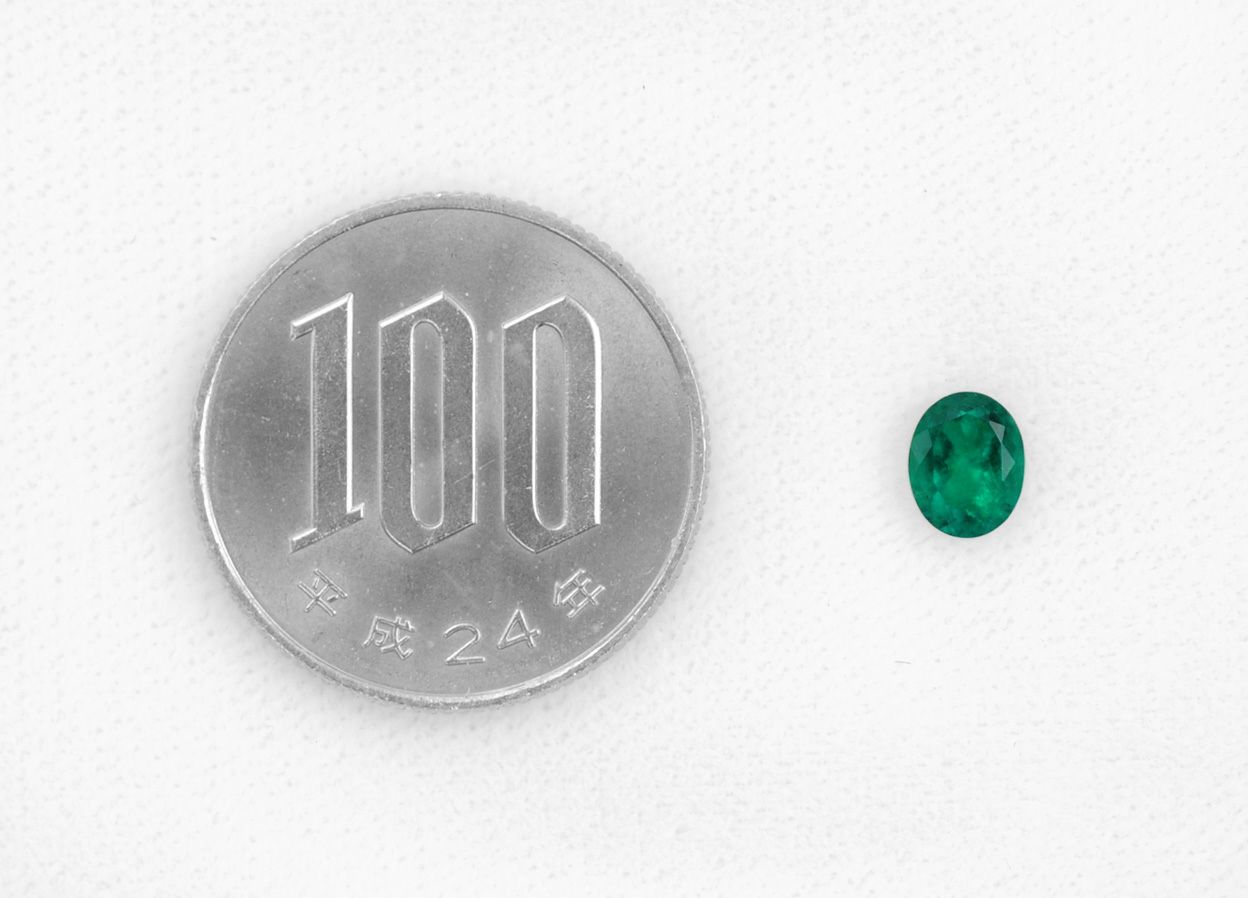 コロンビア産エメラルド0.60ct(GIA宝石鑑別書付)【F1】