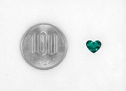コロンビア産ムゾー鉱山無処理エメラルド(ノンオイル)0.89ct(中央宝石研究所宝石鑑別書付)