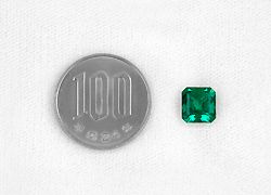 コロンビア産エメラルド2.41ct(中央宝石研究所宝石鑑別書付)