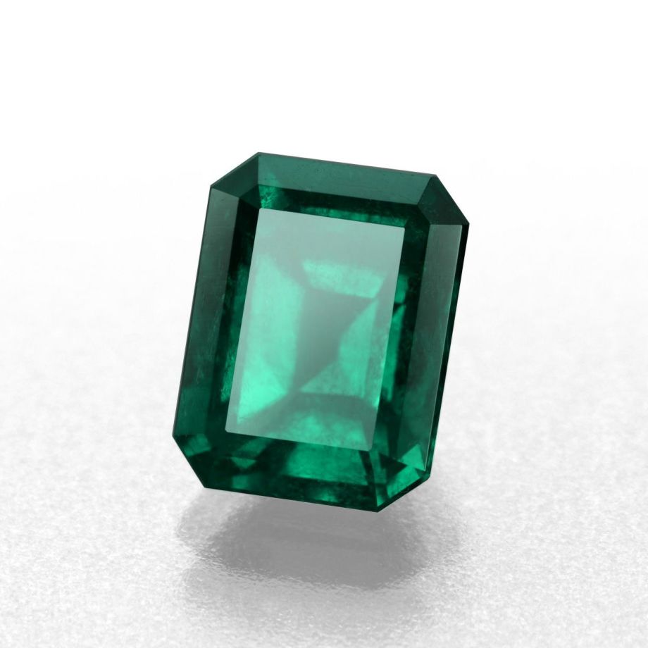 コロンビア産ムゾー鉱山エメラルド1.54ct(GRS宝石鑑別書付)【Muzo Green】【Old Mine】