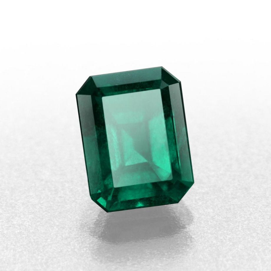 コロンビア産ムゾー鉱山エメラルド1.54ct(GRS宝石鑑別書付)【Muzo Green】【Old Mine】