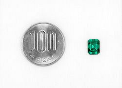 コロンビア産ムゾー鉱山エメラルド1.54ct(GRS宝石鑑別書付)【Muzo Green】【Old Mine】