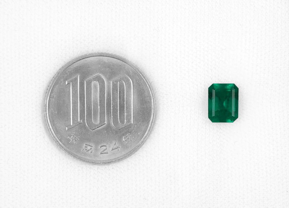 コロンビア産ムゾー鉱山エメラルド1.54ct(GRS宝石鑑別書付)【Muzo Green】【Old Mine】