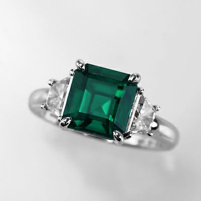 コロンビア産無処理エメラルド(ノンオイル)3.18ctプラチナリングダイヤ0.78ct付(GRS宝石鑑別書付)