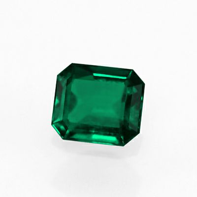 コロンビア産ムゾー鉱山エメラルド1.54ct(中央宝石研究所宝石鑑別書付)