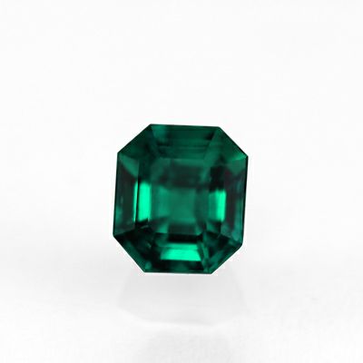 em6437 コロンビアムゾー鉱山エメラルドエメラルドカット1.24ct(中央宝石研究所宝石鑑別書付)