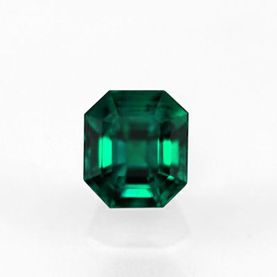 em6437 コロンビアムゾー鉱山エメラルドエメラルドカット1.24ct(中央宝石研究所宝石鑑別書付)