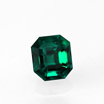 em6437 コロンビアムゾー鉱山エメラルドエメラルドカット1.24ct(中央宝石研究所宝石鑑別書付)