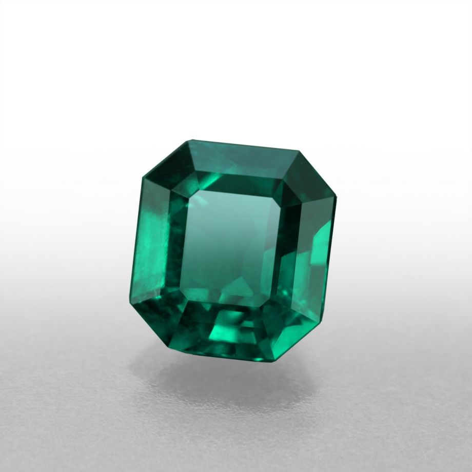 コロンビア産ムゾー鉱山エメラルド1.35ct(GRS宝石鑑別書付)【Muzo Green】【Old Mine】