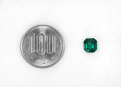 コロンビア産ムゾー鉱山エメラルド1.35ct(GRS宝石鑑別書付)