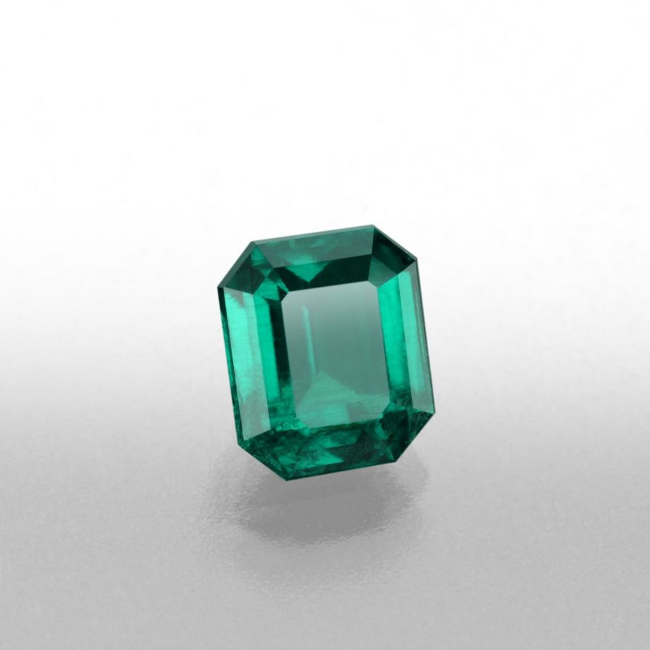 em7423 コロンビア産エメラルドステップカット1.20ct(GEM RESEARCH SWISSLAB宝石鑑別書付）
