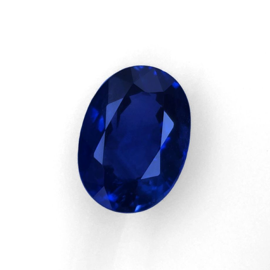 ミャンマー産非加熱ブルーサファイア2.56ct(GUBELIN宝石鑑別書 SSEF宝石鑑別書 GRS宝石鑑別書付)