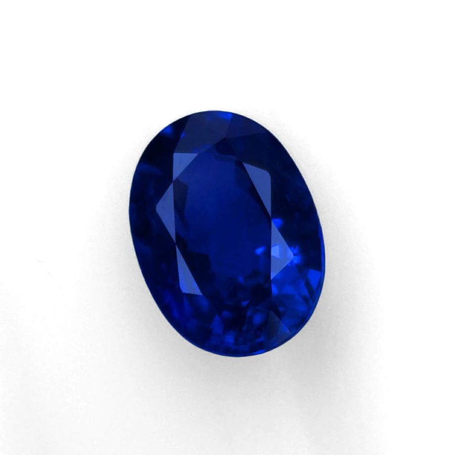 ミャンマー産非加熱ブルーサファイア2.56ct(GUBELIN宝石鑑別書 SSEF宝石鑑別書 GRS宝石鑑別書付)