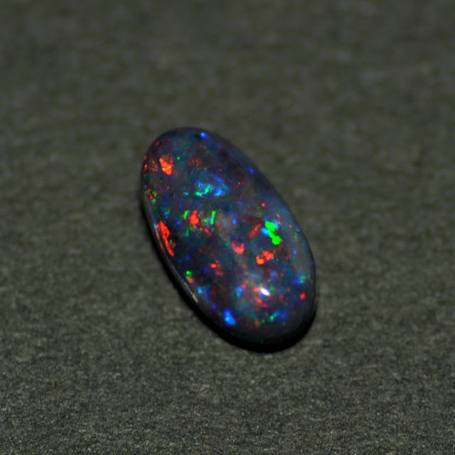ブラックオパール1 26ct 中央宝石研究所宝石鑑別書付 ユアエメラルド