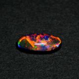 ブラックオパール2.82ct(中央宝石研究所宝石鑑別書付)