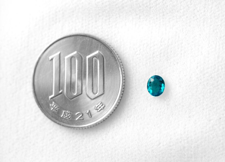 ブラジル産バターリャ鉱山パライバトルマリン0.411ct(中央宝石研究所宝石鑑別書 GIA宝石鑑別書付)