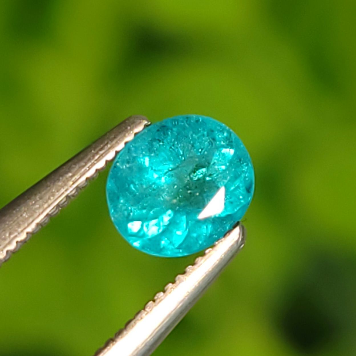 ブラジル産バターリャ鉱山パライバトルマリン0.31ct(中央宝石研究所 