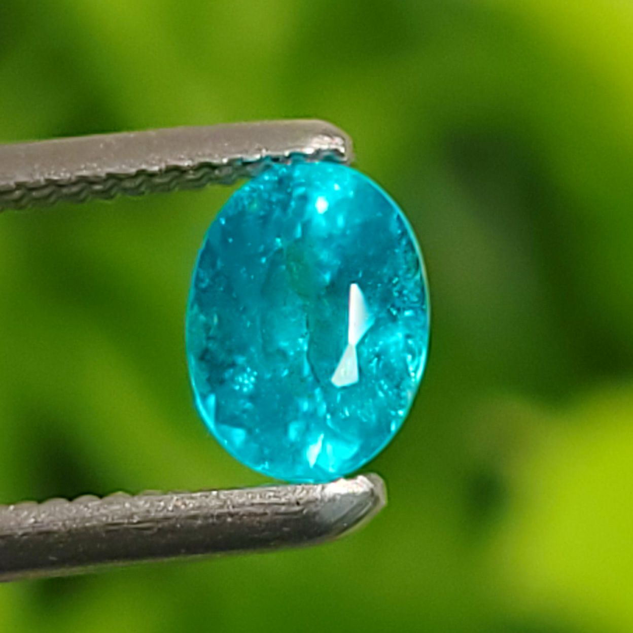 ブラジル産バターリャ鉱山パライバトルマリン0.387ct(中央宝石研究所宝石鑑別書 GIA宝石鑑別書付)