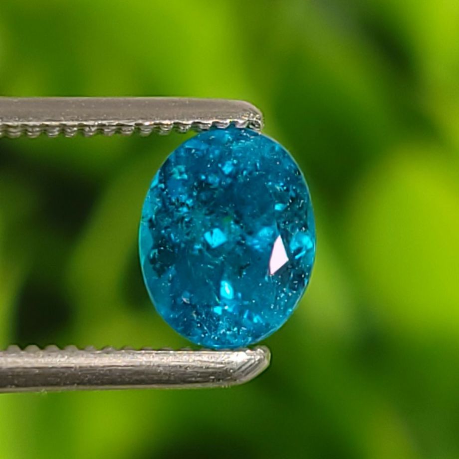 ブラジル産バターリャ鉱山パライバトルマリン0.652ct(中央宝石研究所宝石鑑別書 GRS宝石鑑別書 GIA宝石鑑別書付)