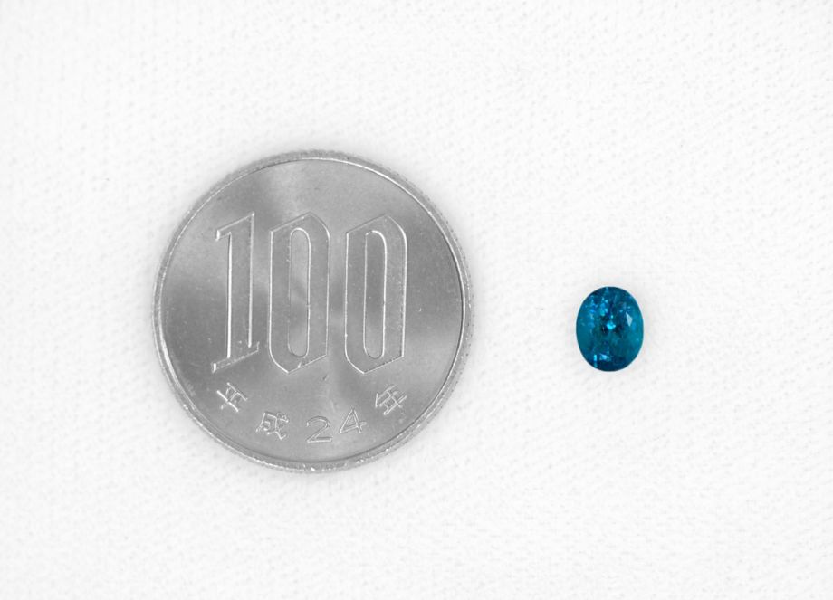 ブラジル産バターリャ鉱山パライバトルマリン0.652ct(中央宝石研究所宝石鑑別書 GIA宝石鑑別書付)