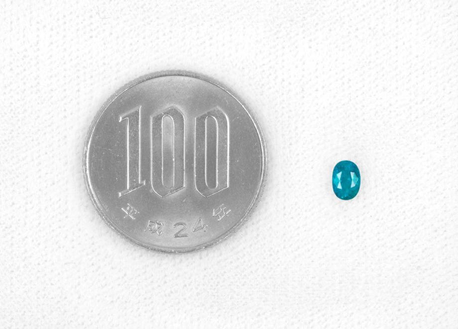 ブラジル産バターリャ鉱山パライバトルマリン0.34ct(中央宝石研究所宝石鑑別書 GIA宝石鑑別書付)