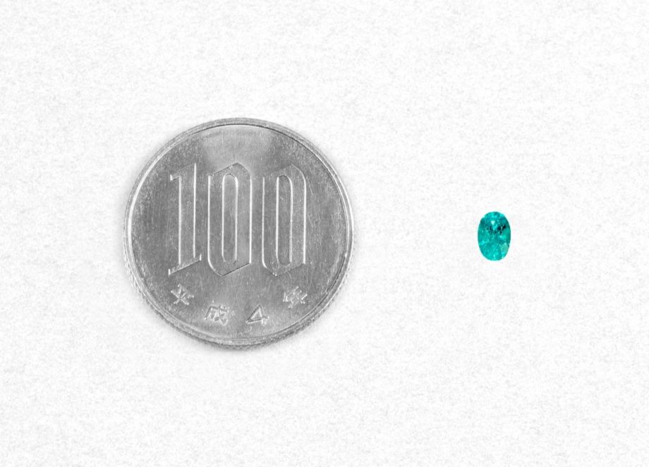 ブラジル産パライバトルマリン0.241ct(中央宝石研究所宝石鑑別書 GIA宝石鑑別書付)