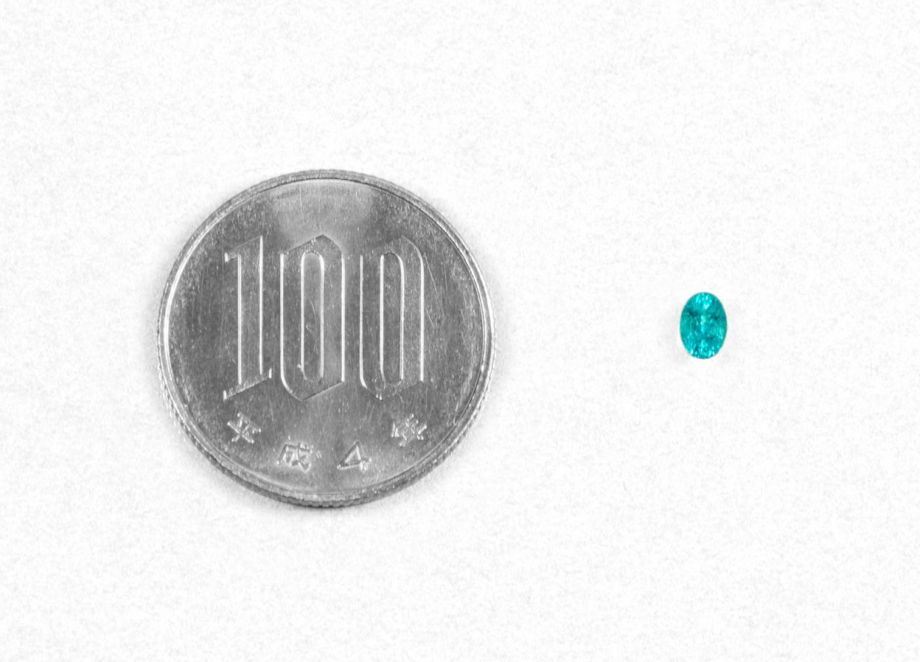 ブラジル産バターリャ鉱山パライバトルマリン0.222ct(中央宝石研究所宝石鑑別書 GIA宝石鑑別書付)