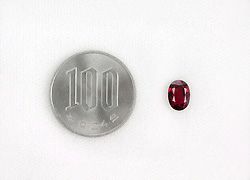 タイ産非加熱ルビー1.44ct(GRS宝石鑑別書付)