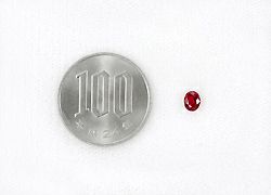 ミャンマー産非加熱ピジョンブラッドルビー0.51ct(GRS宝石鑑別書付)