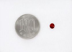 ミャンマー産非加熱ピジョンブラッドルビー0.53ct(GRS宝石鑑別書付)