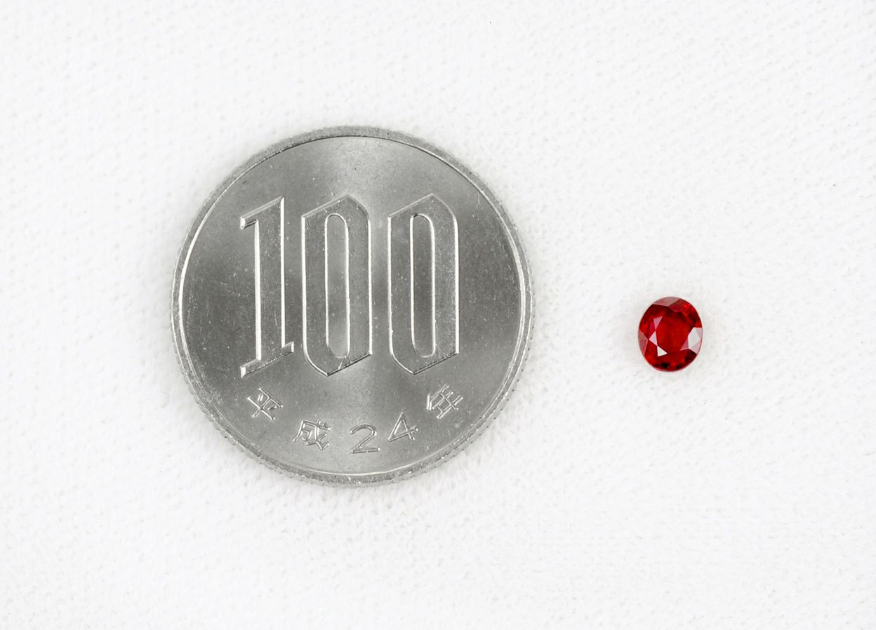 ミャンマー産非加熱ピジョンブラッドルビー0.53ct(GRS宝石鑑別書付)
