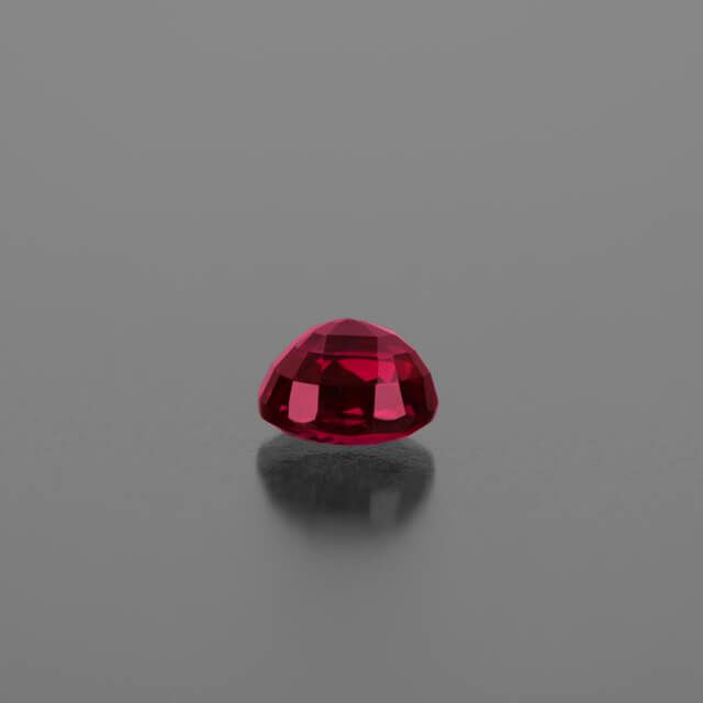 em7354 高品質ミャンマー産非加熱ピジョンブラッドルビー0.63ct(GEM RESEARCH SWISSLABミャンマー産非加熱ピジョンブラッドルビー宝石鑑別書付)