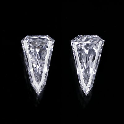 ダイヤモンド0.440ct F SI-1 0.400ct E SI-1(中央宝石研究所ダイヤモンドソーティング付)