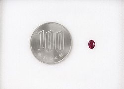 ミャンマー産非加熱ピジョンブラッドルビー0.44ct(GRS宝石鑑別書付)