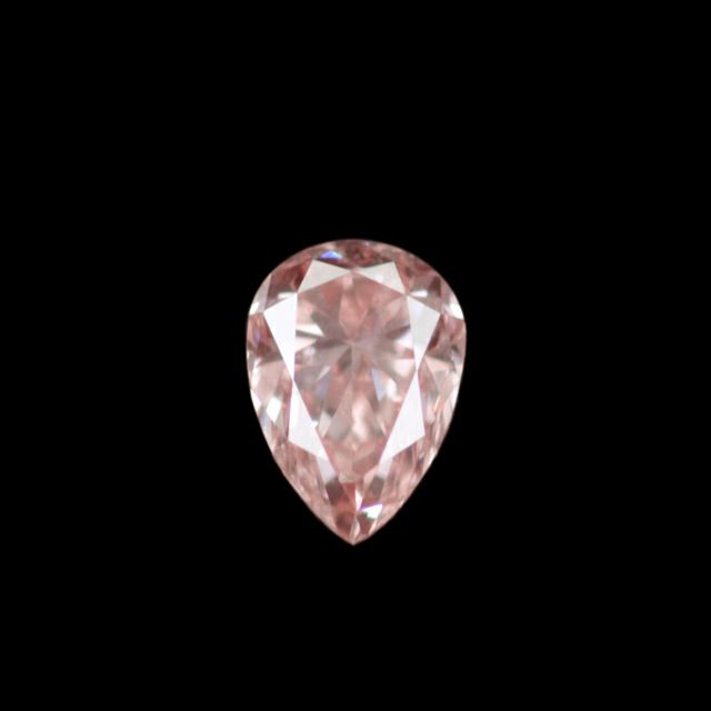 ピンクダイヤモンド0.17ct FANCY ORANGY PINK VS-2(GIAダイヤモンド鑑定書付)