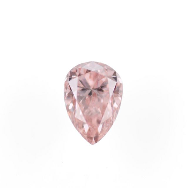 ピンクダイヤモンド0.17ct FANCY ORANGY PINK VS-2(GIAダイヤモンド