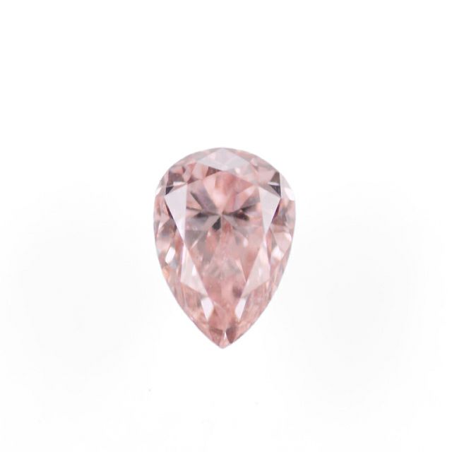 ピンクダイヤモンド0.17ct FANCY ORANGY PINK VS-2(GIAダイヤモンド鑑定書付)