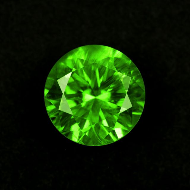 デマントイドガーネット1.46ct(中央宝石研究所宝石鑑別書付)