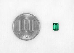 コロンビア産無処理エメラルド(ノンオイル)0.61ct(GIA USA宝石鑑別書付)