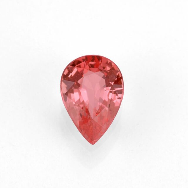 非加熱パパラチャサファイア0.75ct(GIA宝石鑑別書付)