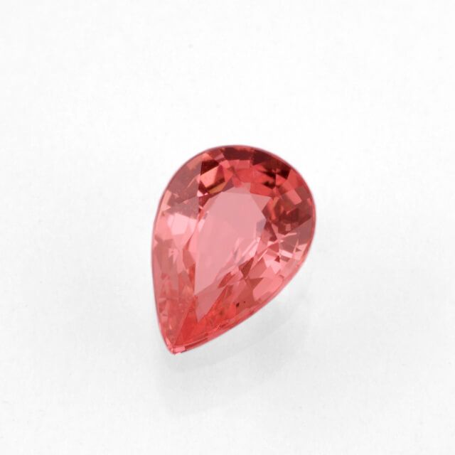 非加熱パパラチャサファイア0.75ct(GIA宝石鑑別書付)