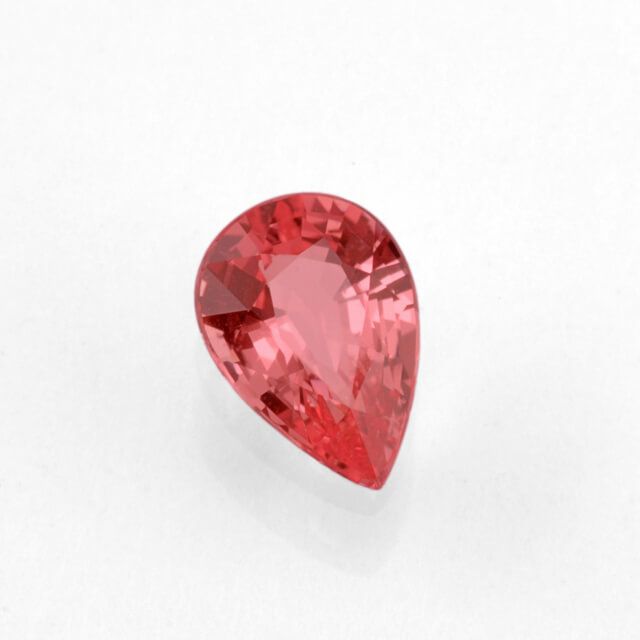 非加熱パパラチャサファイア0.75ct(GIA宝石鑑別書付)