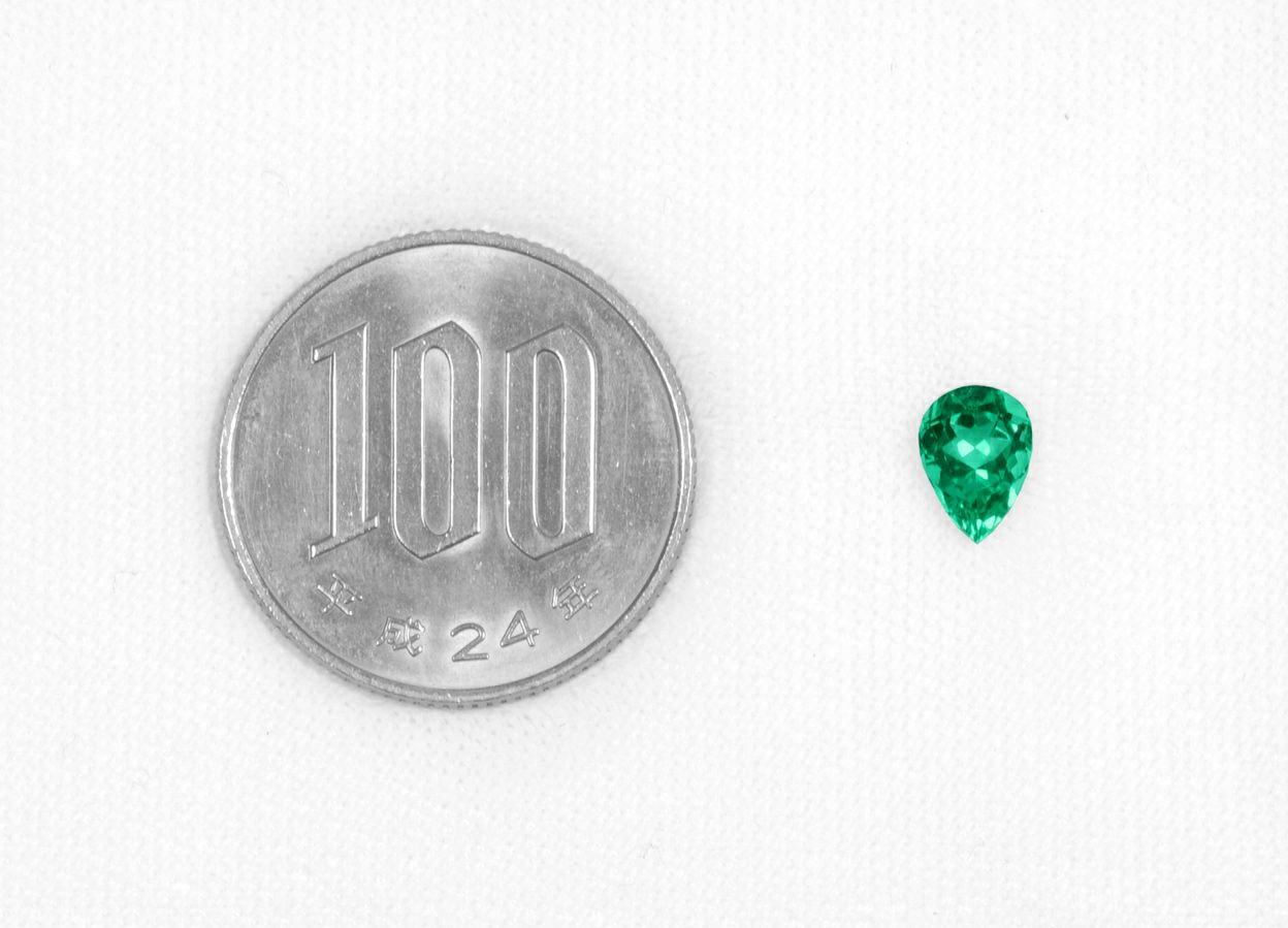 コロンビア産無処理エメラルド(ノンオイル)0.81ct(GIA宝石鑑別書付