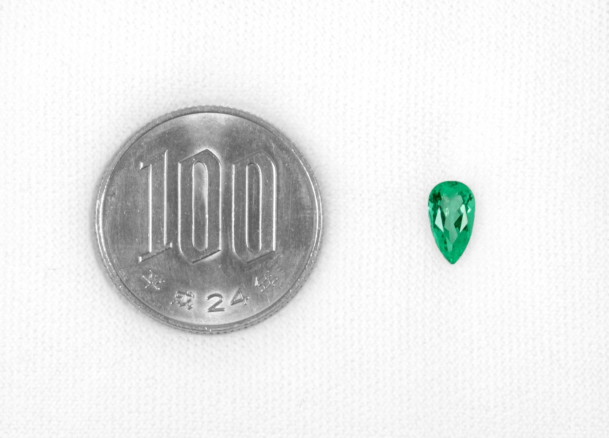 コロンビア産無処理エメラルド(ノンオイル)0.65ct(GIA宝石鑑別書付)