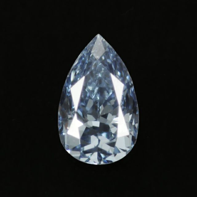 ブルーダイヤモンド0.118ct FANCY VIVID BLUE SI-2(GIAダイヤモンド鑑定書付）